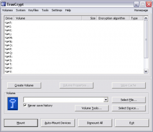 Criptografia de dados com TrueCrypt