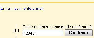 Código para ativar outras contas no Gmail