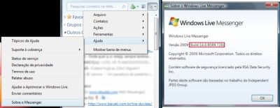 Versão Messenger 2009