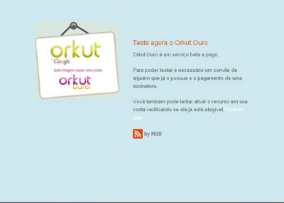 Orkut Ouro é golpe