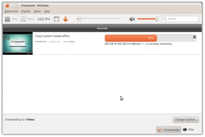 Minitube - Youtube player para Linux