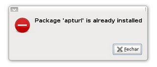 Aviso de instalação de um pacote via apturl quando o mesmo já está instalado