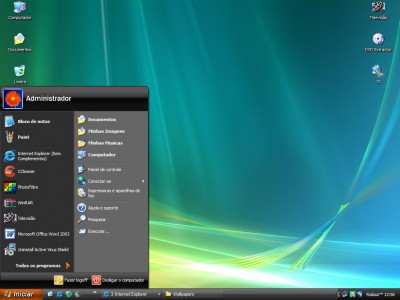 Tema preto para Windows XP