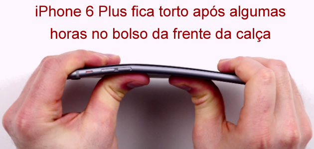 iPhone 6 Plus fica torto